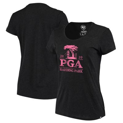 Women's '47 Black 2020 PGA Championship Imprint Club T-Shirt