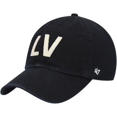 Women's '47 Black Las Vegas Raiders Finley Clean Up Adjustable Hat