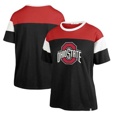 Women's '47 Black Ohio State Buckeyes Premier Time Off T-Shirt