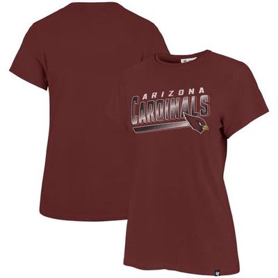 Women's '47 Cardinal Arizona Cardinals Pep Up Frankie T-Shirt
