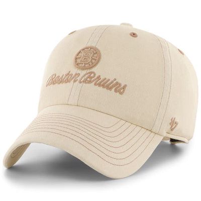 Women's '47 Cream Boston Bruins Haze Clean Up Adjustable Hat