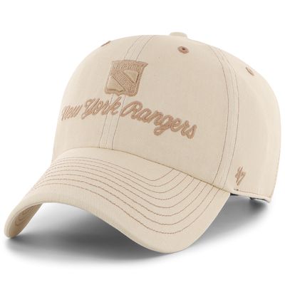 Women's '47 Cream New York Rangers Haze Clean Up Adjustable Hat