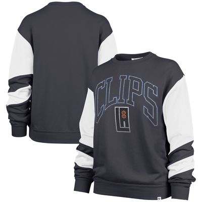 Women's '47 Gray LA Clippers 2023/24 City Edition Nova Crew Sweatshirt