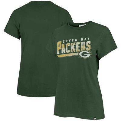 Women's '47 Green Green Bay Packers Pep Up Frankie T-Shirt