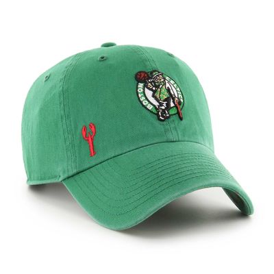Women's '47 Kelly Green Boston Celtics Confetti Undervisor Clean Up Adjustable Hat