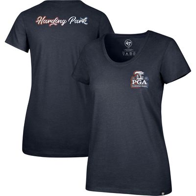 Women's '47 Navy 2020 PGA Championship Glow Up Club T-Shirt