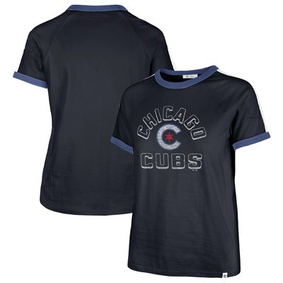 Women's '47 Navy Chicago Cubs City Connect Sweet Heat Peyton T-Shirt