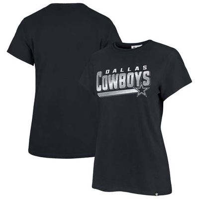 Women's '47 Navy Dallas Cowboys Pep Up Frankie T-Shirt