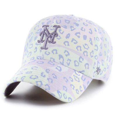 Women's '47 Purple New York Mets Cosmic Clean Up Adjustable Hat