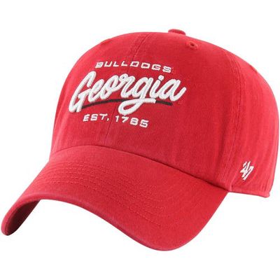 Women's '47 Red Georgia Bulldogs Sidney Clean Up Adjustable Hat