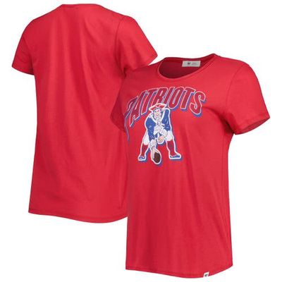 Women's '47 Red New England Patriots Treasure Frankie T-Shirt