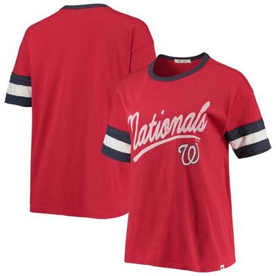 Women's '47 Red Washington Nationals Dani T-Shirt