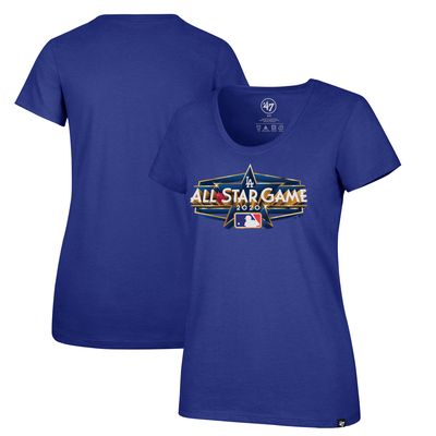 Women's '47 Royal 2020 MLB All-Star Game Club Scoop Neck T-Shirt