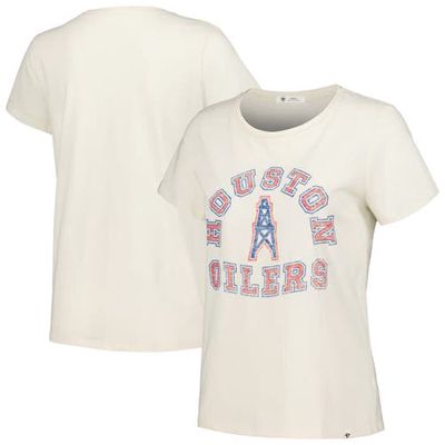 Women's '47 White Houston Oilers Frankie T-Shirt