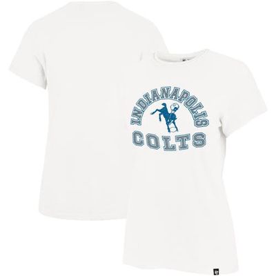 Women's '47 White Indianapolis Colts Frankie T-Shirt