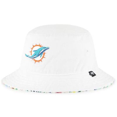 Women's '47 White Miami Dolphins Highgrove Bucket Hat
