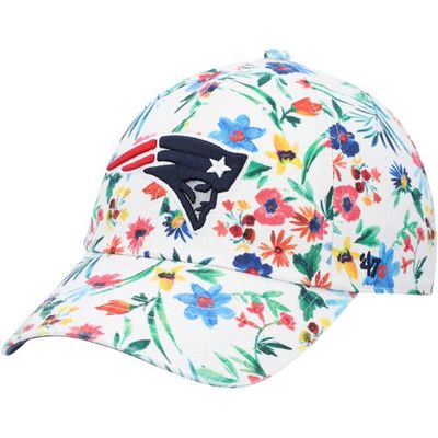 Women's '47 White New England Patriots Highgrove Clean Up Adjustable Hat