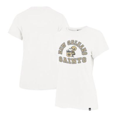 Women's '47 White New Orleans Saints Frankie T-Shirt