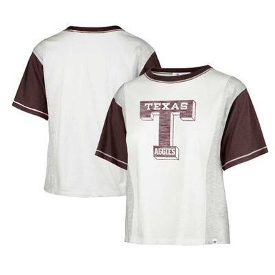 Women's '47 White Texas A & M Aggies Vault Premier Tilda T-Shirt