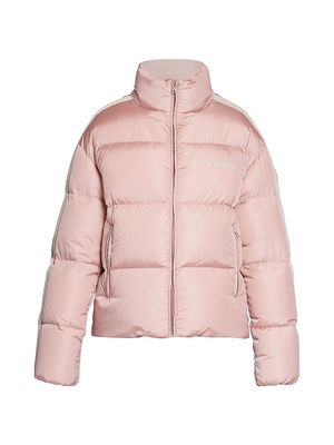 Women's 8 Moncler Palm Angels Rodman Down-Quilted Jacket - Pink - Size XXS