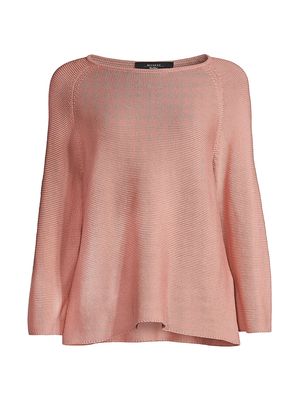 Women's Addotto Raglan-Sleeve Sweater - Peach - Size XS