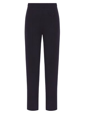 Women's Adel Stretch Wool Pants - Black - Size Medium