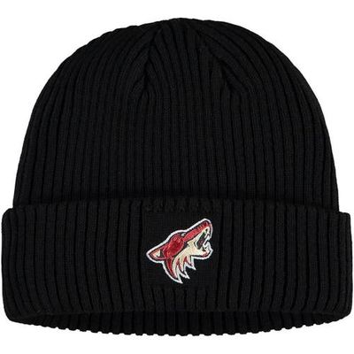 Women's adidas Black Arizona Coyotes Primary Logo Cuffed Knit Hat