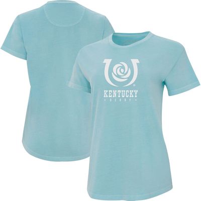Women's Ahead Light Blue Kentucky Derby T-Shirt