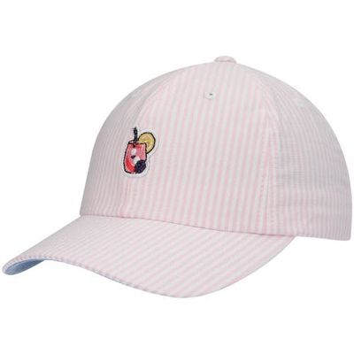 Women's Ahead Pink Kentucky Oaks Oaks Lily Icon Oxford Stripe Hat