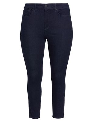 Women's Ami Mid-Rise Skinny Jeans - Rinse - Size 14W - Rinse - Size 14W