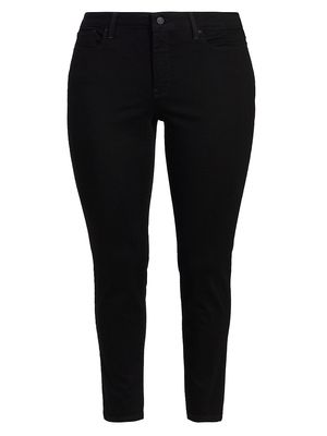 Women's Ami Skinny Jeans - Black - Size 14W - Black - Size 14W