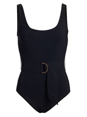 Women's Angelina One-Piece Swimsuit - Black - Size 14