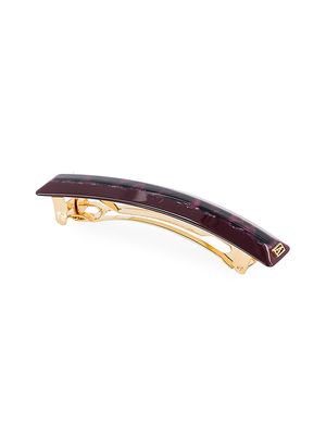 Women's Archi Chic Leopard Barrette - Animal Bordeaux