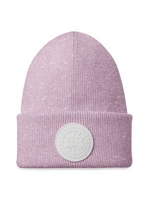 Women's Arctic Disc Wool Beanie - Sunset Pink - Sunset Pink