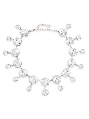 Women's Ariete Silver-Plated & Glass Crystal Necklace - Crystal - Crystal