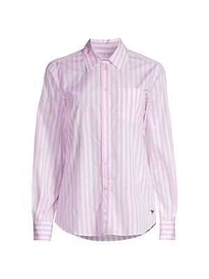 Women's Armilla Stripe Shirt - Peony - Size 0 - Peony - Size 0