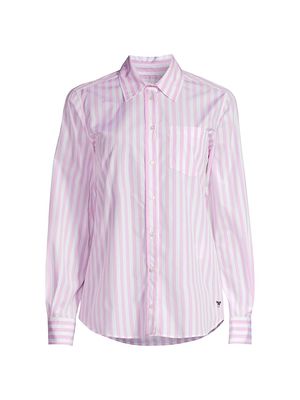 Women's Armilla Stripe Shirt - Peony - Size 10 - Peony - Size 10