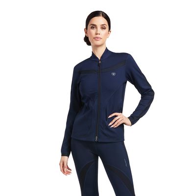 Women's Ascent Full Zip Sweatshirt Hoodie in Navy