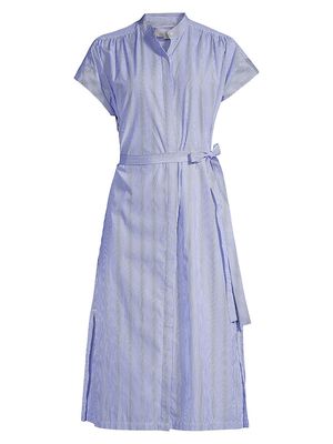 Women's Astrid Shirtdress - Blue Multi - Size Small - Blue Multi - Size Small