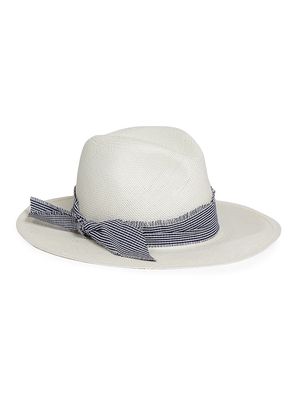 Women's Aubrey Panama Hat - Bleach Navy