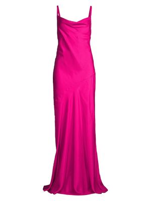 Women's Aurescent Silk Slip Dress - Aura Pink - Size 4 - Aura Pink - Size 4
