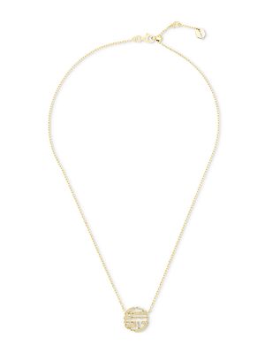 Women's Avenues 18K Gold & Diamond Pendant Necklace - Gold - Gold