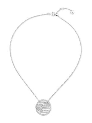 Women's Avenues 18K White Gold & Diamond Pendant Necklace - White Gold - White Gold