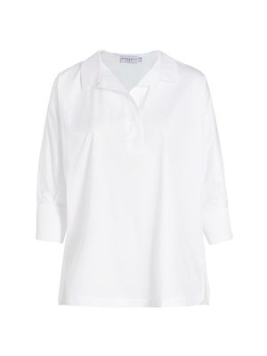 Women's Avisa Popover Tunic - White - Size 18 - White - Size 18