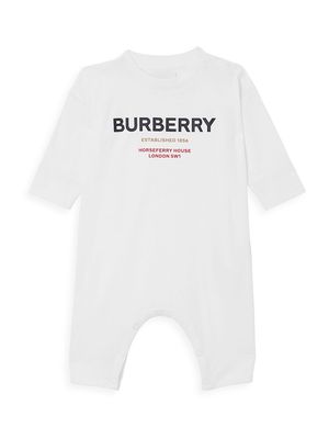 Women's Baby's Azari Logo Romper - White - Size 12 Months - White - Size 12 Months