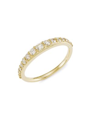 Women's Bail 14K Gold & Diamond Ring - Yellow Gold - Size 5 - Yellow Gold - Size 5