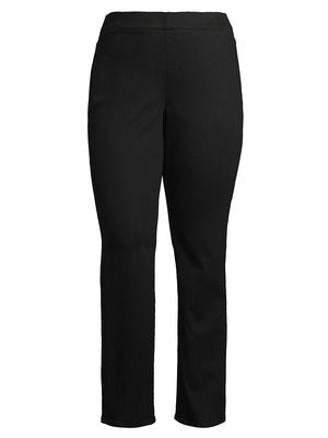 Women's Bailey Straight-Leg Pants - Rinse Black - Size 14W