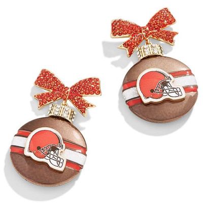 Women's BaubleBar Cleveland Browns Ornament Earrings