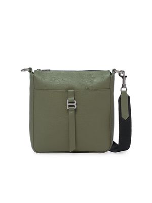 Women's Baxter N/S Leather Crossbody Bag - Army Green - Army Green