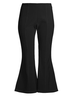 Women's Bell Crop Pants - Black - Size Small - Black - Size Small